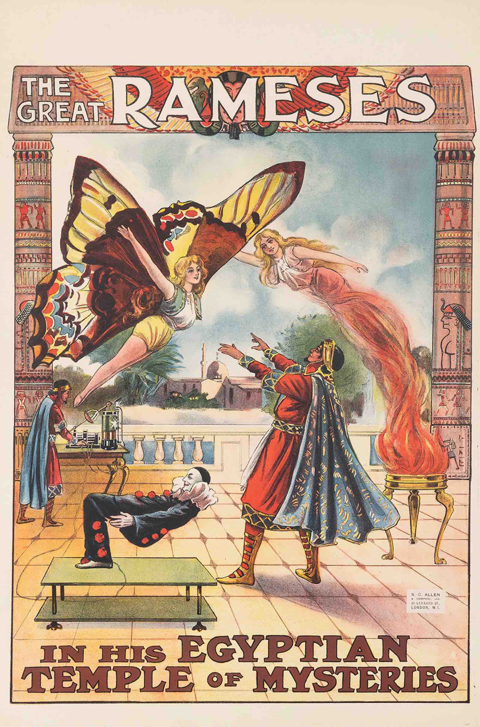 Rameses in His Egyptian Temple of Mysteries