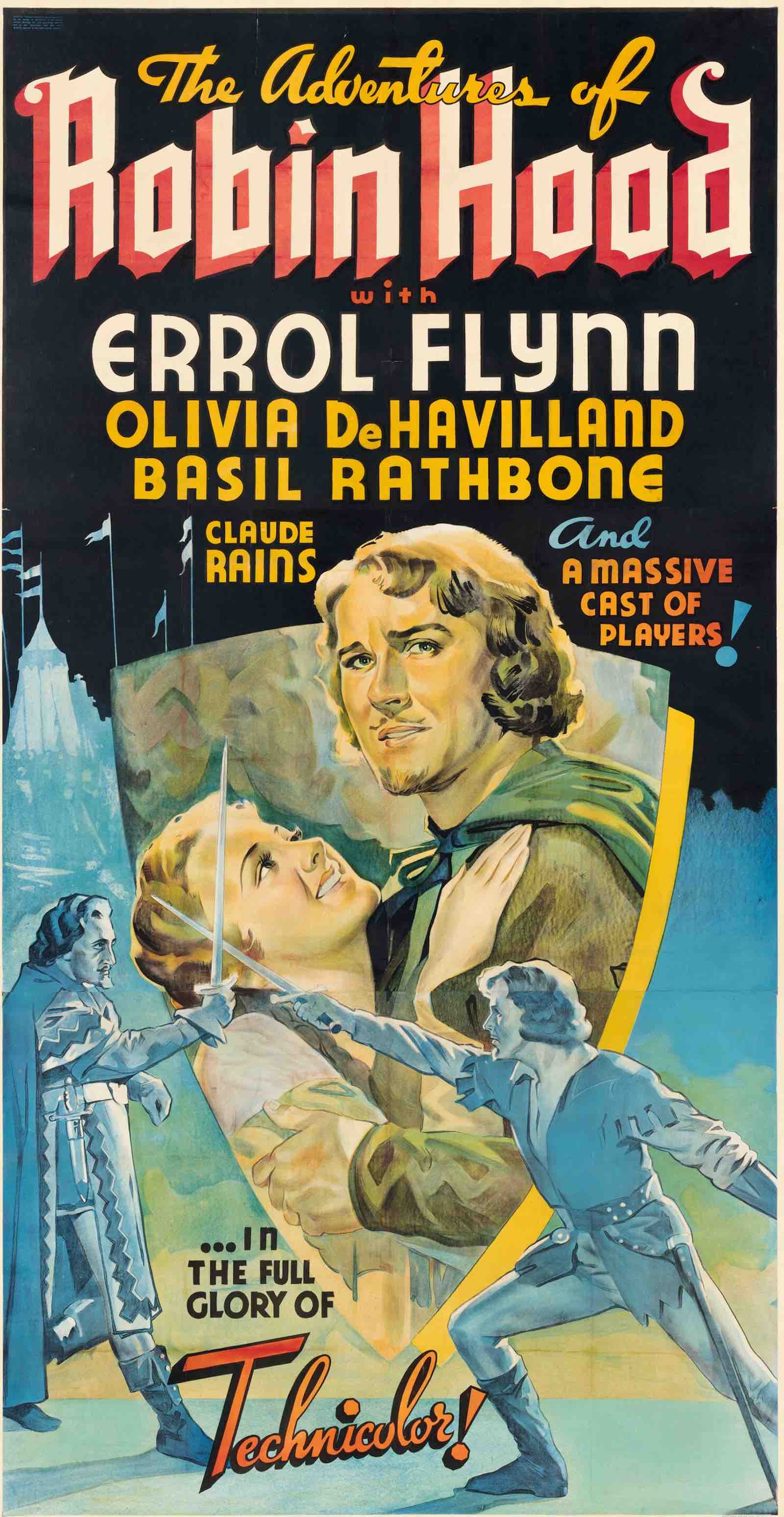 The Adventures of Robin Hood Three Sheet