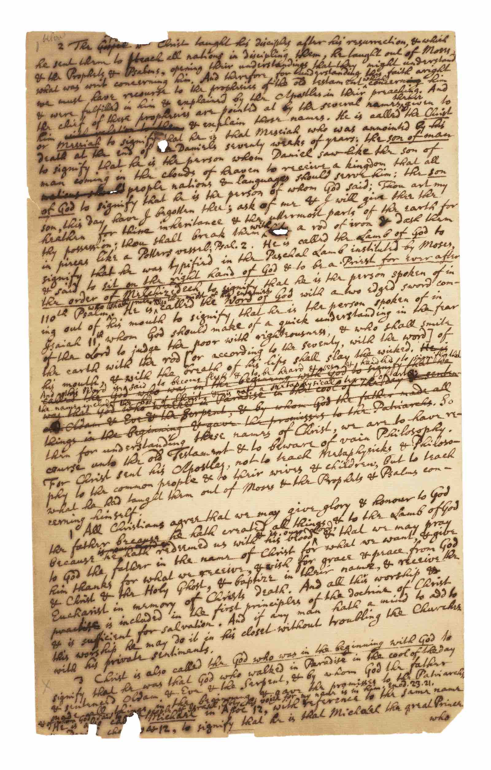 Newto's Principia for Theology