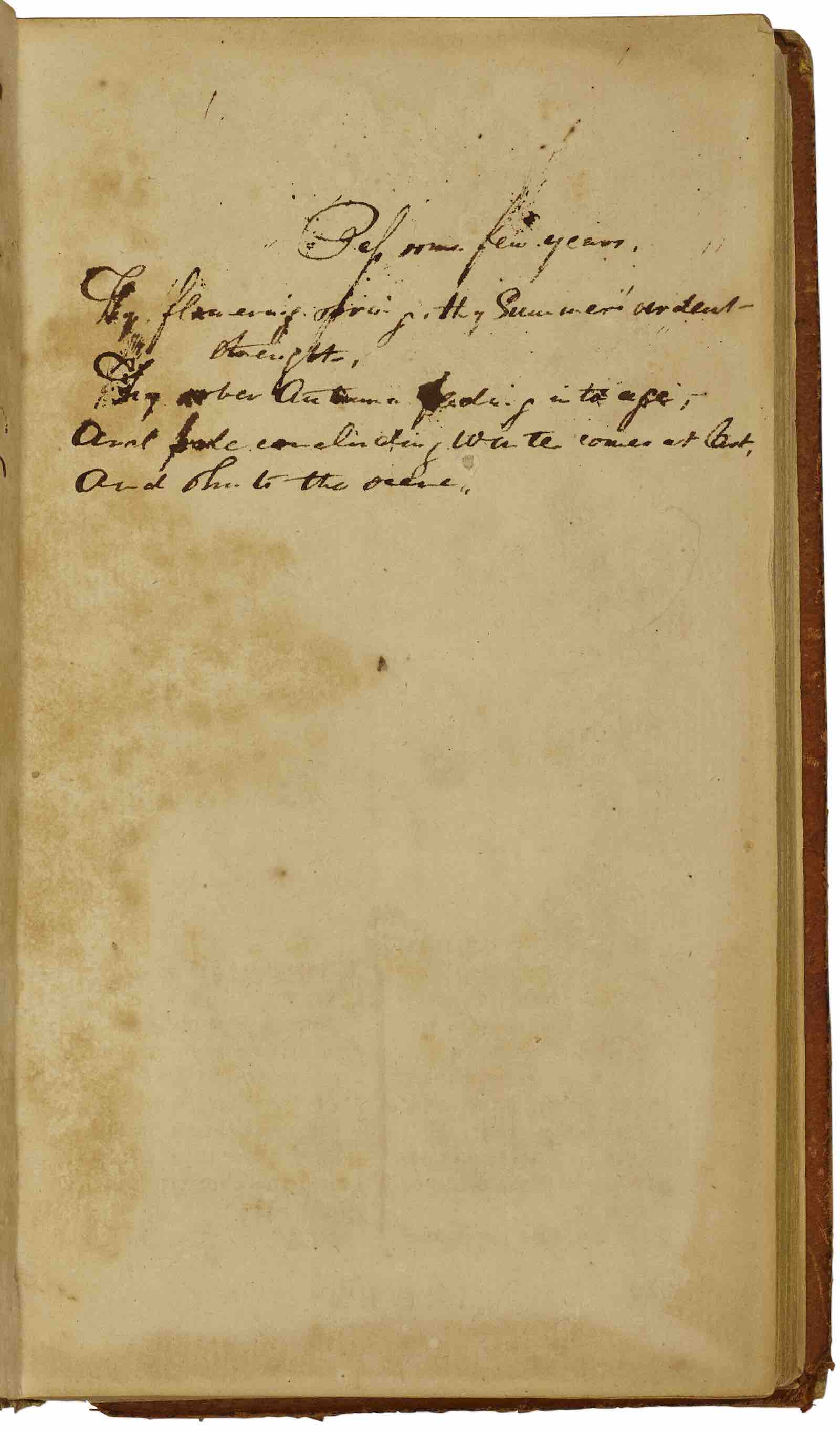 Hawthorne's copy of Sallust