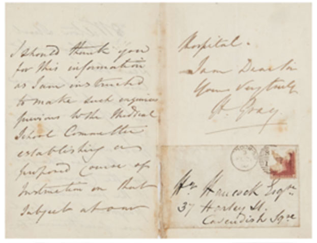 handwritten note