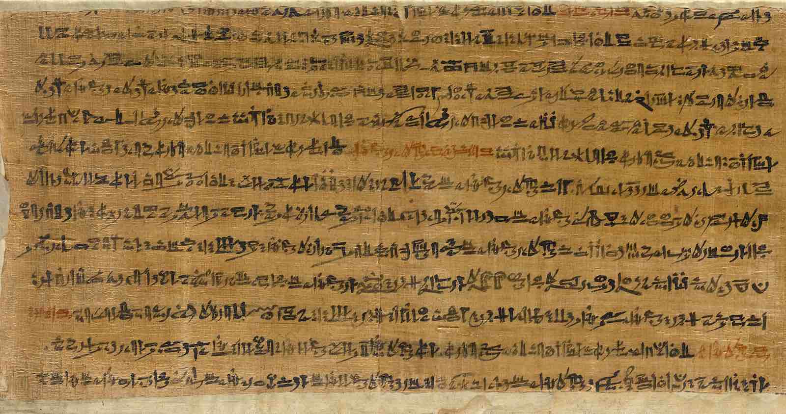 Papyrus of Ankhesenaset (detail), Egyptian, c1069-900BC, ink on papyrus