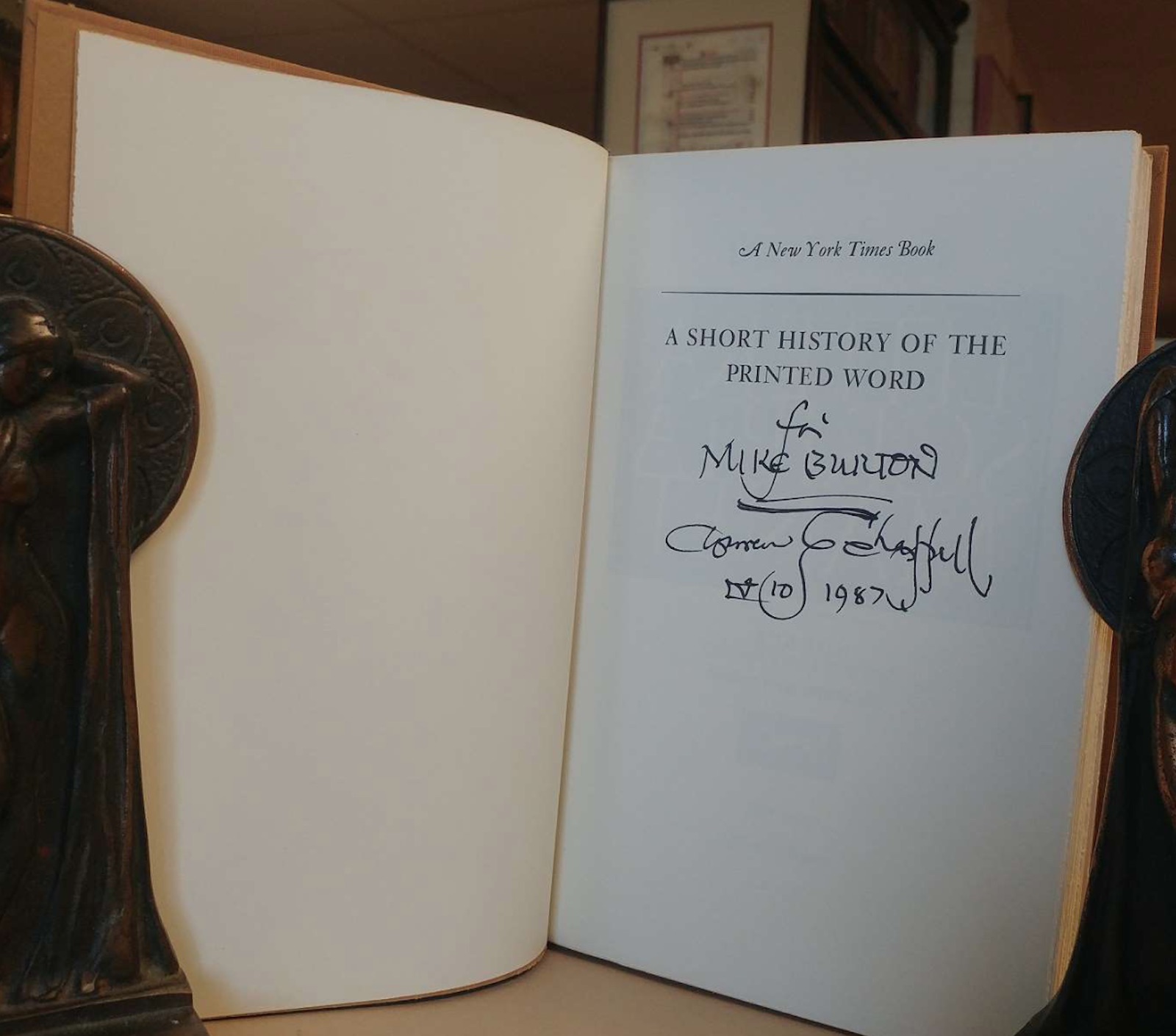 A Short History of the Printed Word by Warren Chappell