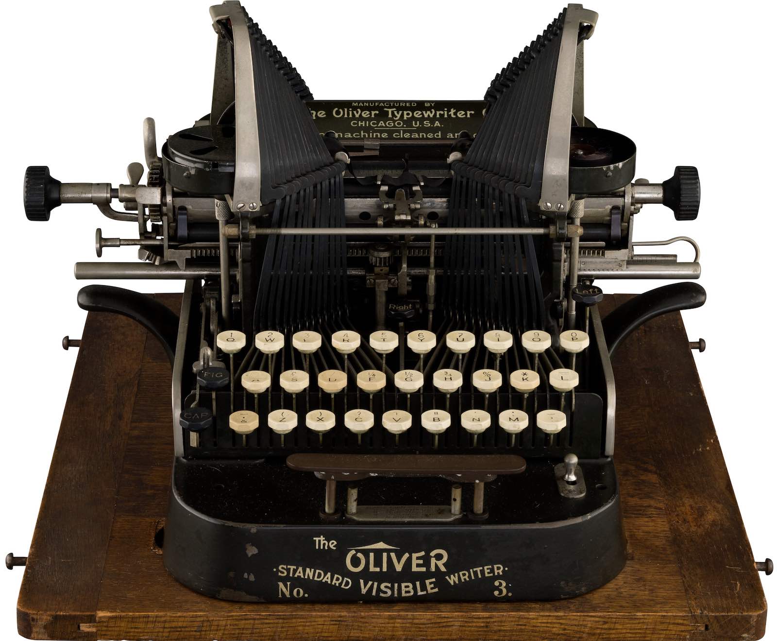 E. M. Forster's 1904 Oliver Standard Visible Writer No. 3 (Serial Number 99534)