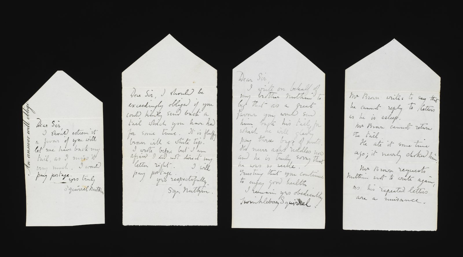 Beatrix Potter's miniature letters, 1905-12