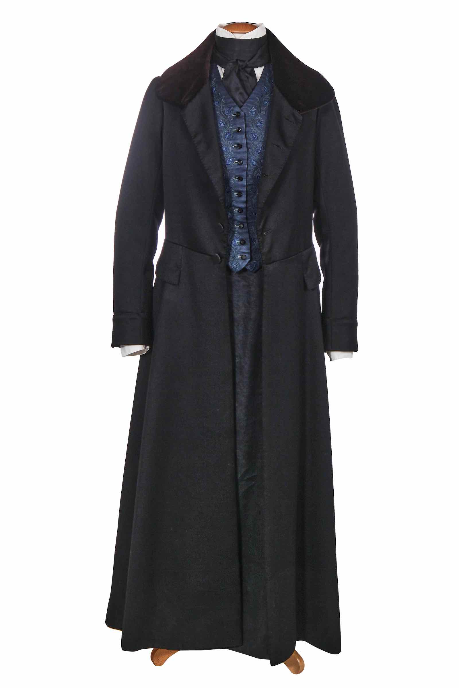 Suranne Jones' costume as Anne Lister in the Gentleman Jack television series