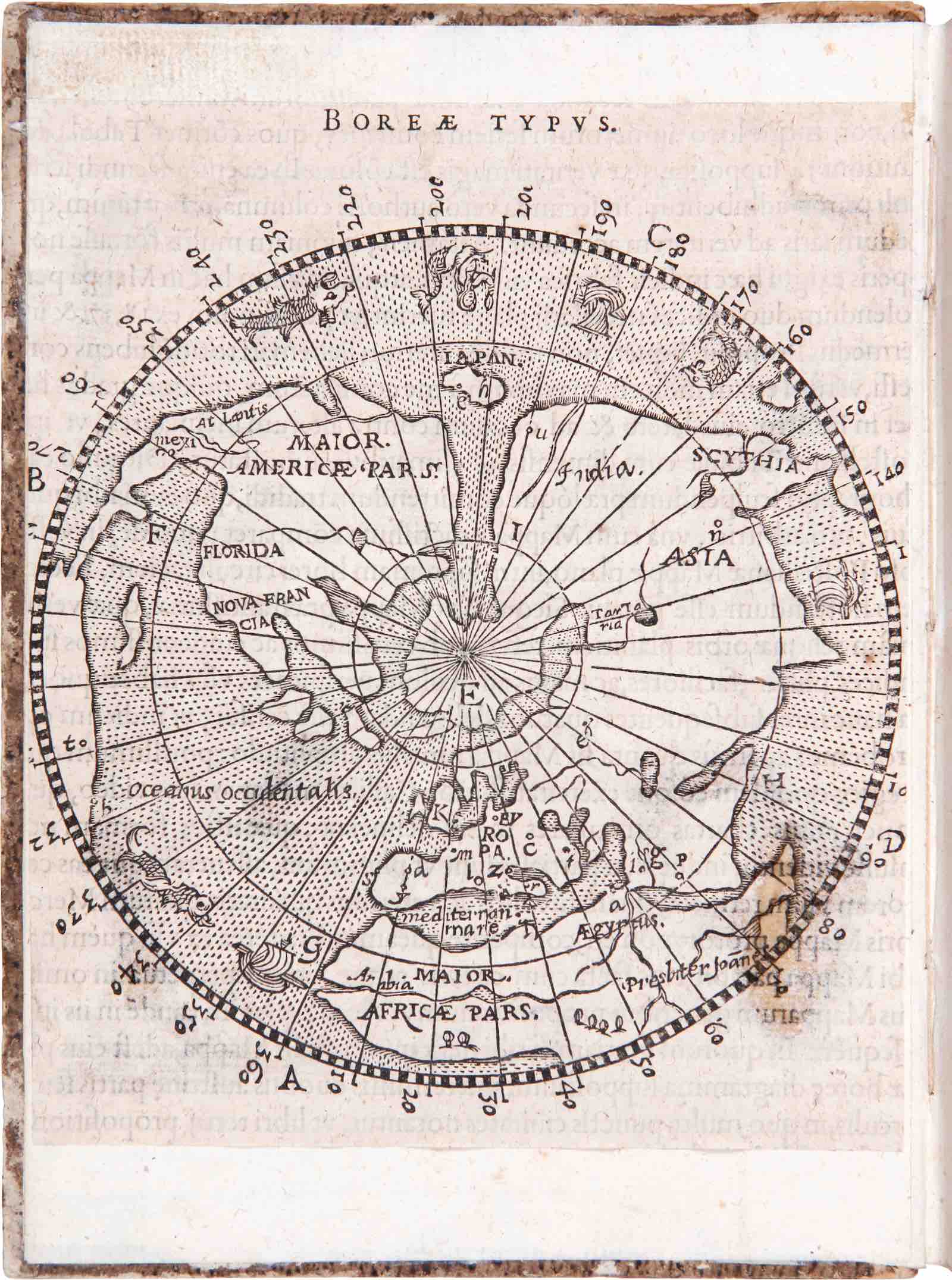 Cosmographiae introductio cum quibusdam Geometriae ac Astronomiae principiis ad earn rem necessariis, Instiper quattuor Americi Vespucii navigationes. Universalis Cosmographiae descriptio tam in solido quam plano, eis etiam insertis quae Ptholomaeo ignota, a nuperis reperta stint. by Martin Waldseemüller (1509)