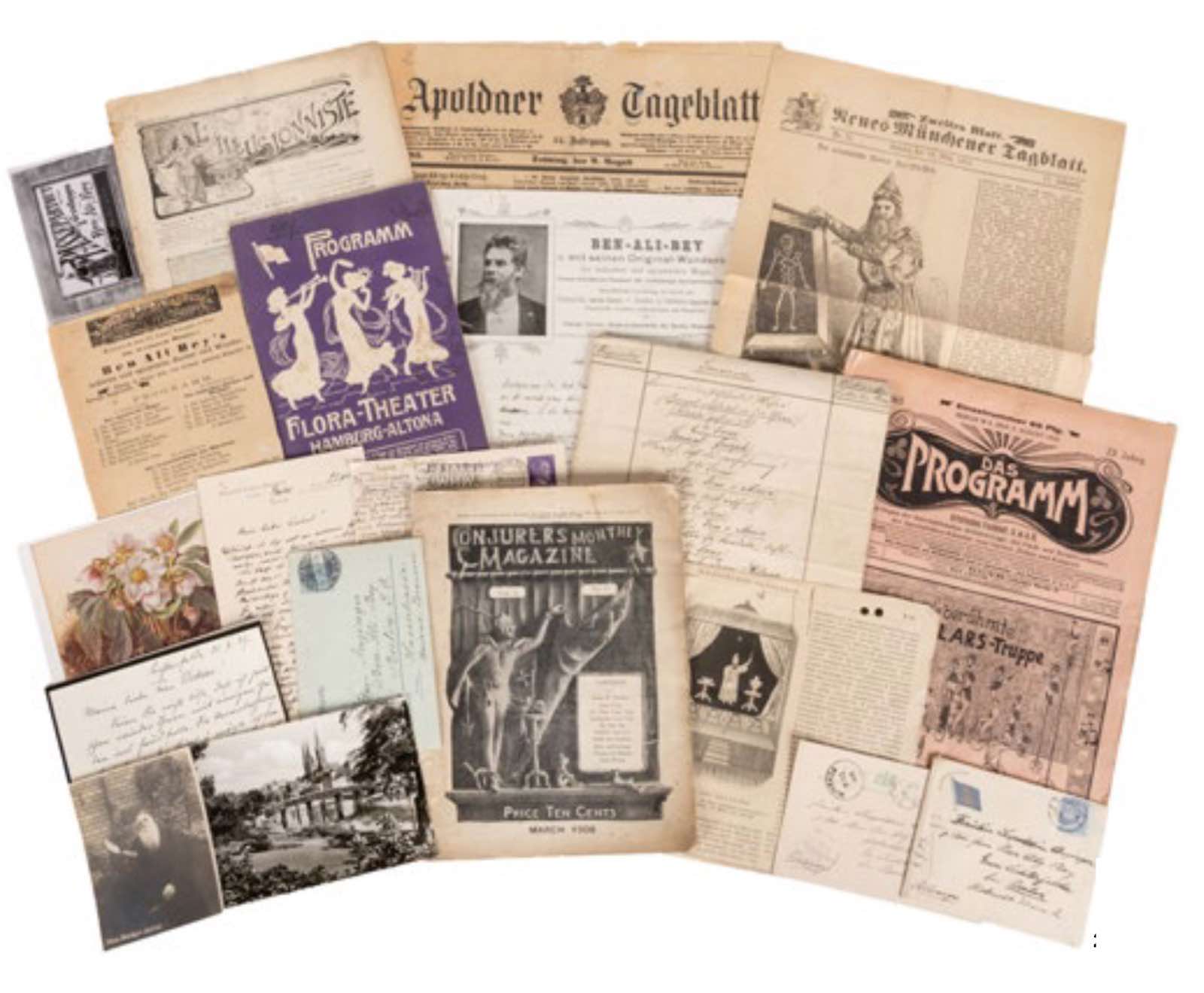 Ben Ali-Bey (Max Auzinger, 1839 – 1928) archive of correspondence, photographs, and ephemera, 1880s – 1920s