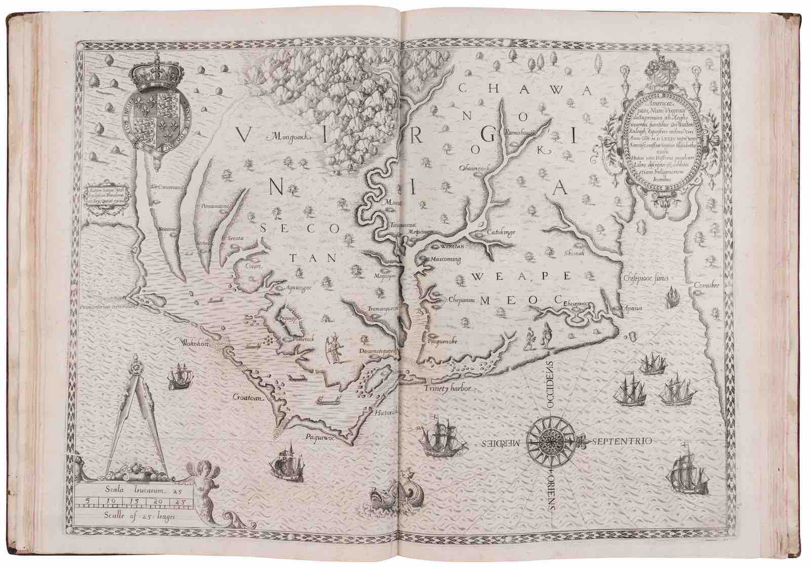 Theodor De Bry's Great Voyages, Thomas Hariot's Description of Virginia, 1590