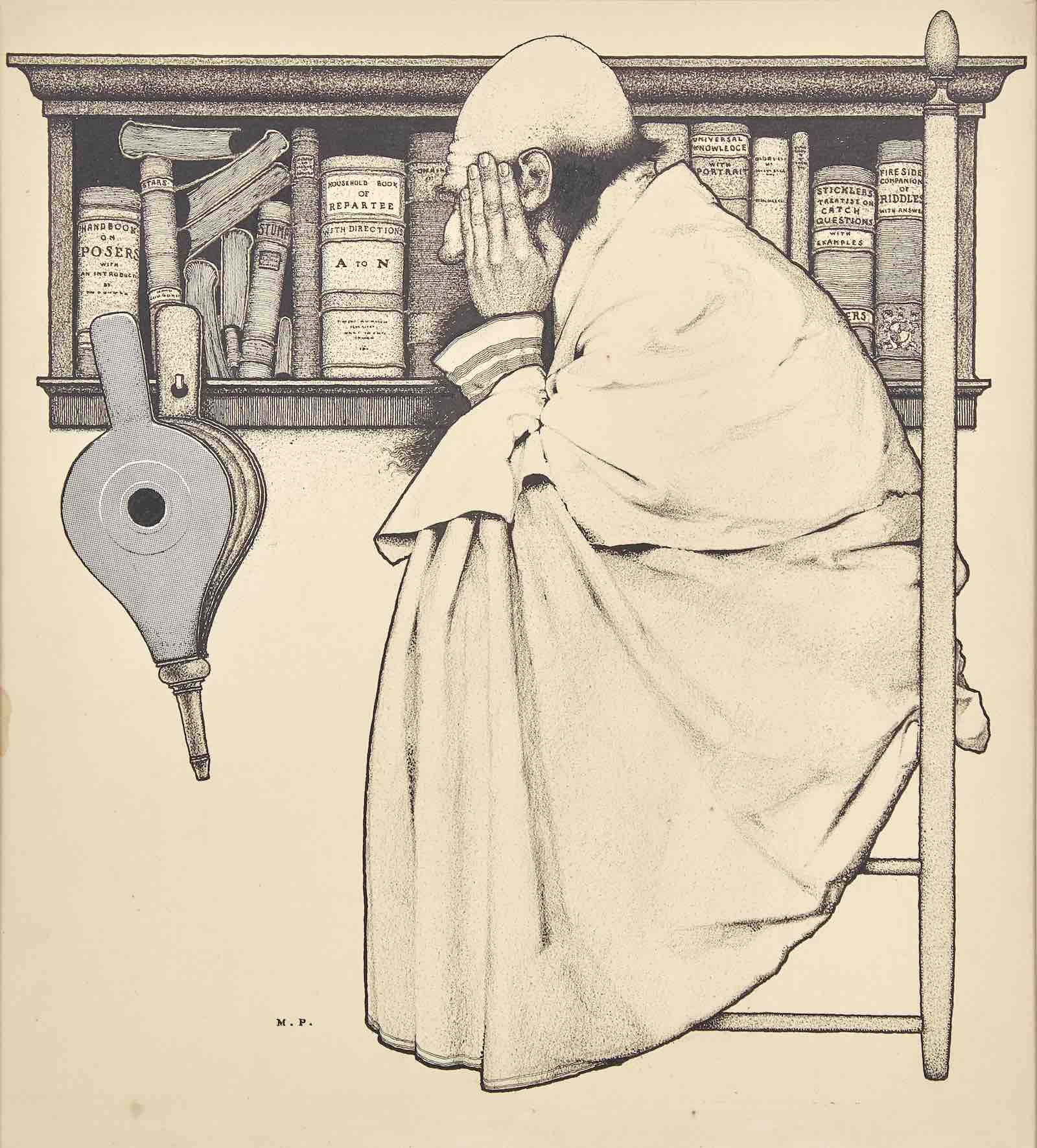 The 1897 drawing of The Wond'rous Wise Man