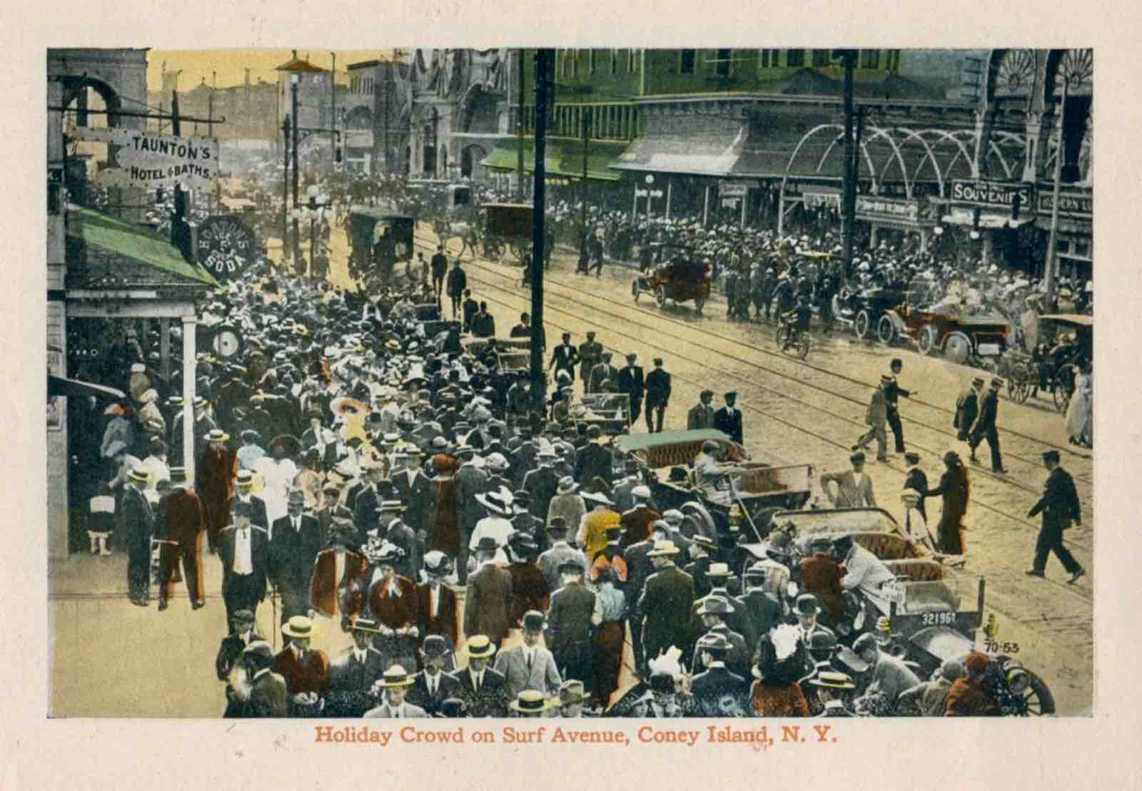 Souvenir Views of Coney Island, New York. New York and Brooklyn: Sackett &amp; Wilhelms Corporation, n.d. From the Collection of Mark D. Tomasko.