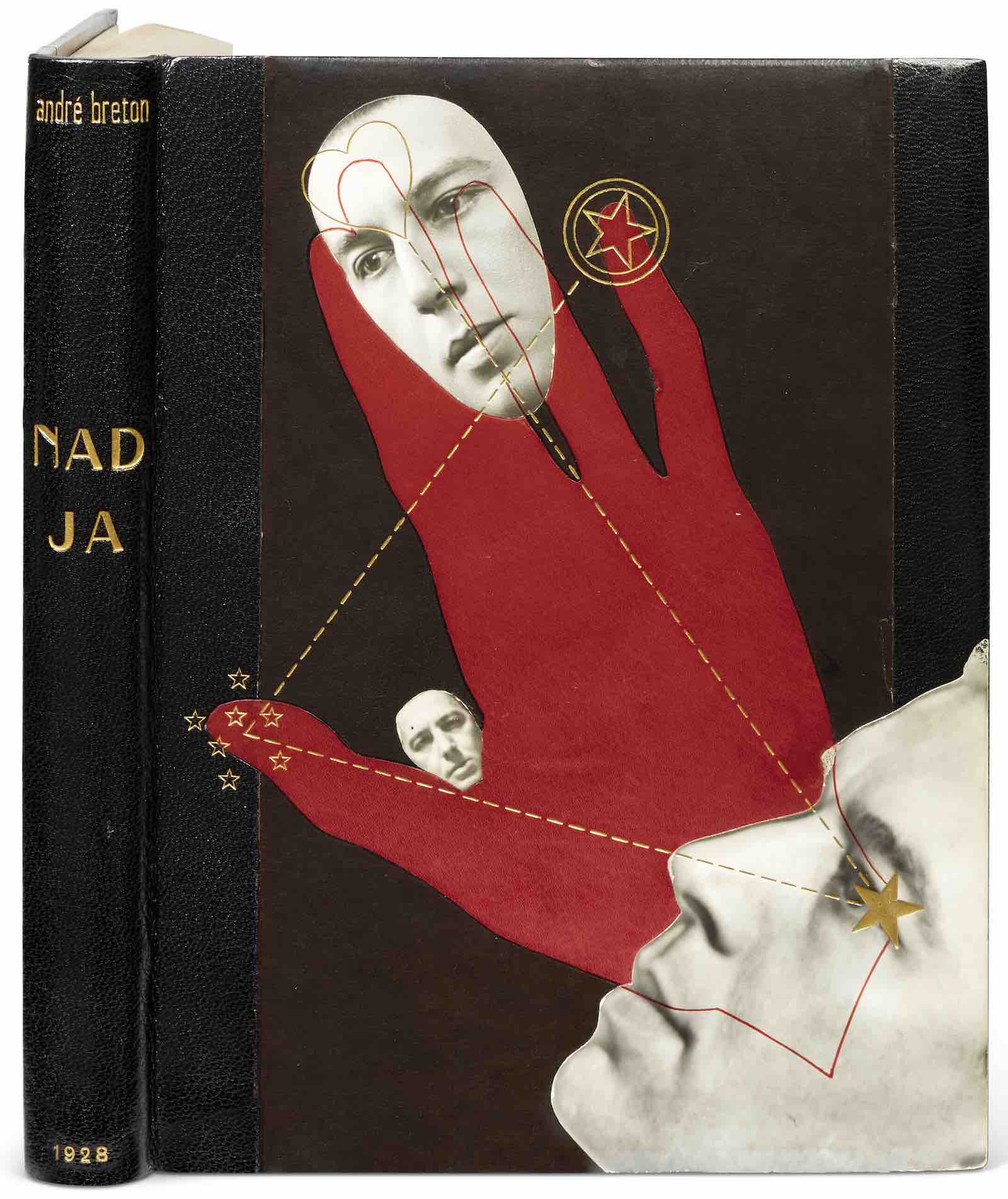 Nadja, Paris: Gallimard, 1928. The finest copy of Nadja, a gift from André Breton to Rene Char, bound by Paul Bonet at the latter's request. With its first binding from the 1934 series of photographic bindings. A deluxe copy, enriched with original documents.