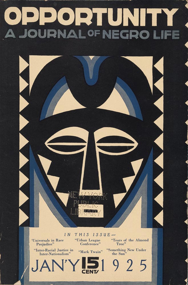 Art by Winold Reiss on the cover