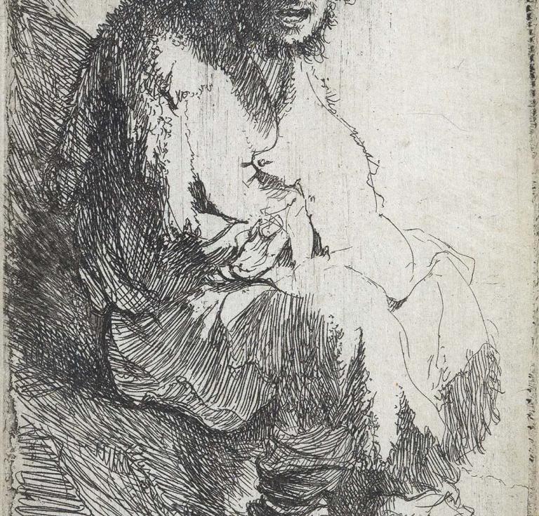 Rembrandt etching