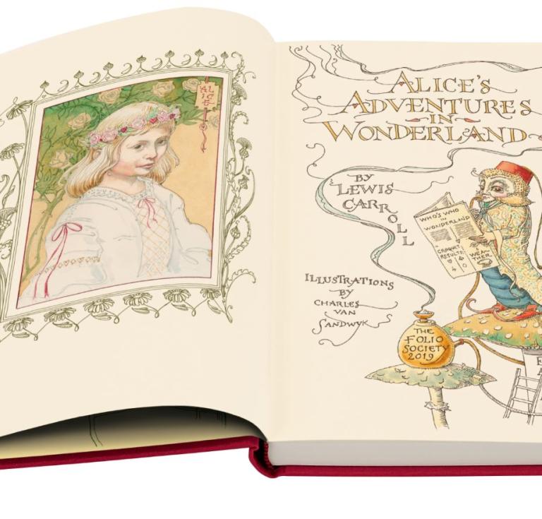 Illustration © Charles van Sandwyk 2016 and 2019 from Lewis Carroll’s Alice in Wonderland, exclusively available from foliosociety.com