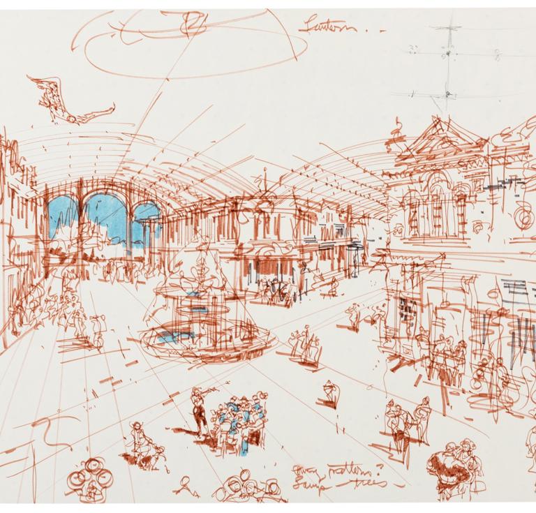Tokyo Disneyland drawing