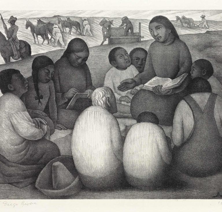 Diego Rivera, Escuela al Aire Libre
