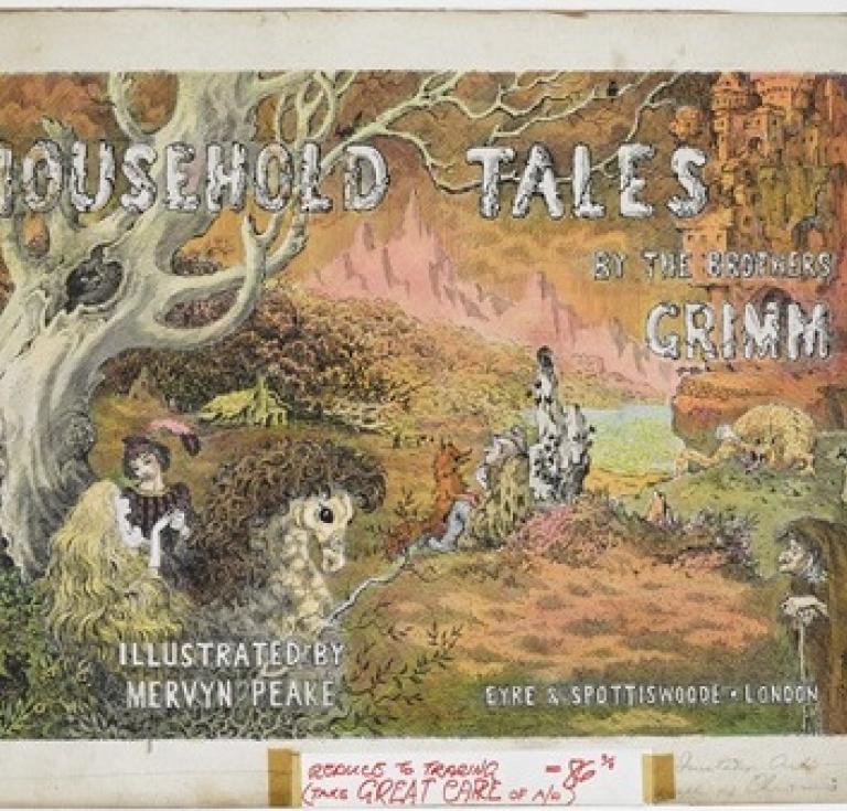 Mervyn Peake dust jacket design