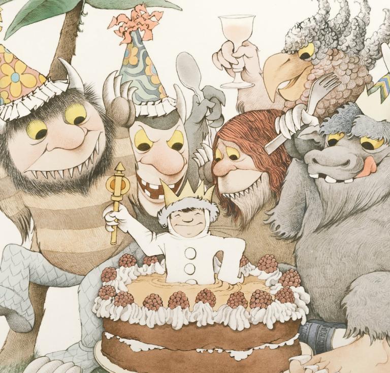 Sendak Wild Things Illustration