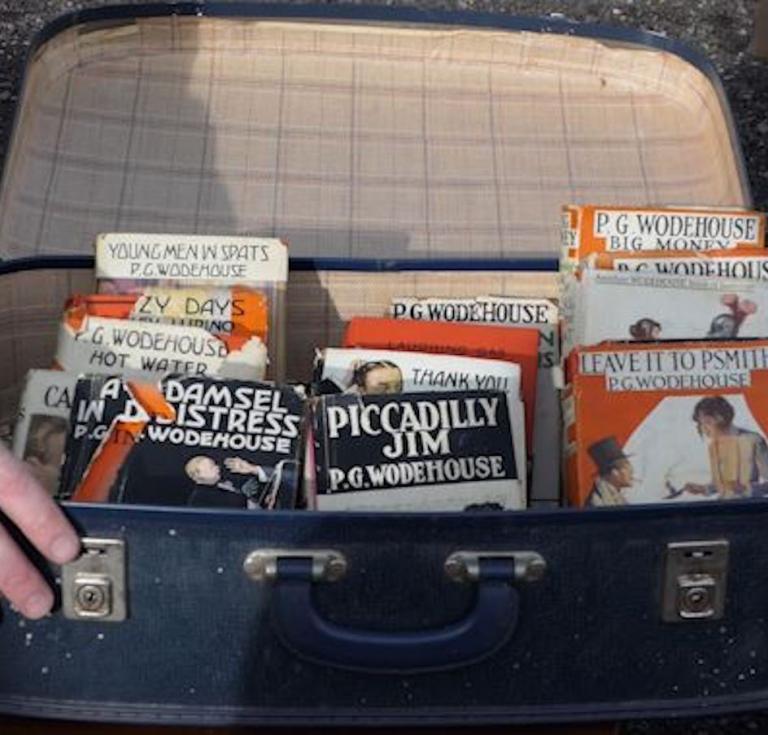 The Wodehouse books found at Five Lanes