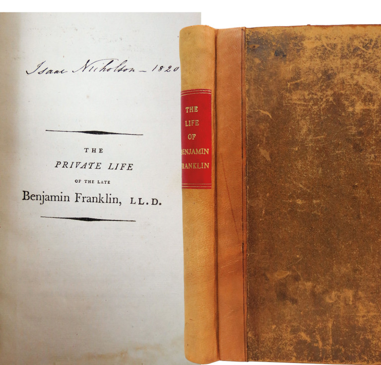 The Private Life of the Late Benjamin Franklin
