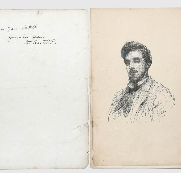 first edition, first impression of W.B. Yeats’s first book Mosada (1886