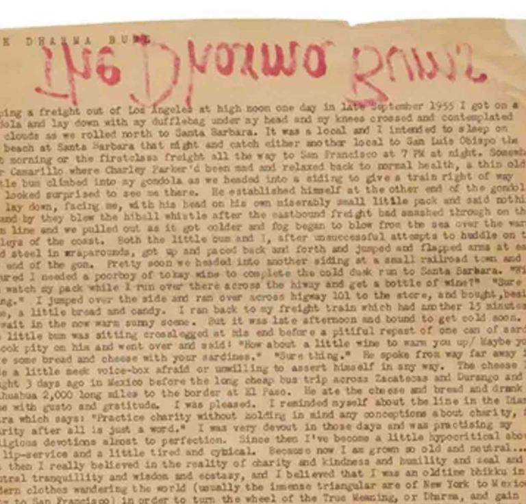 The Dharma Bums scroll