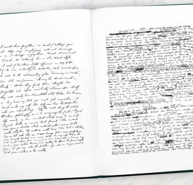A page from the new edition of H. P. Lovecraft's At the Mountains of Madness