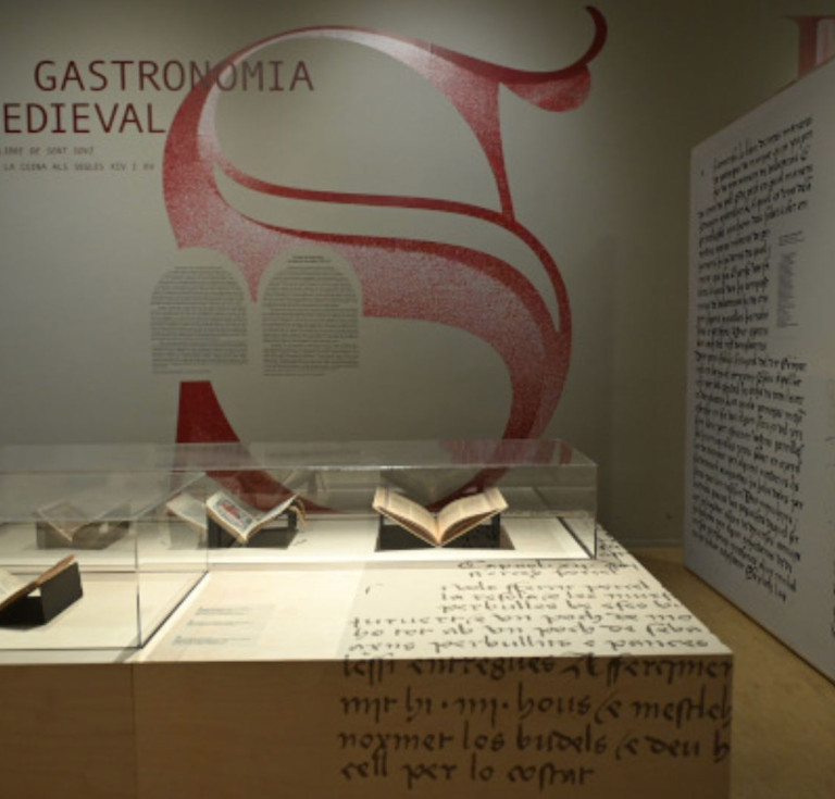 The El Llibre de Sent Soví i la cuina als segles XIV y XV exhibition in Valencia