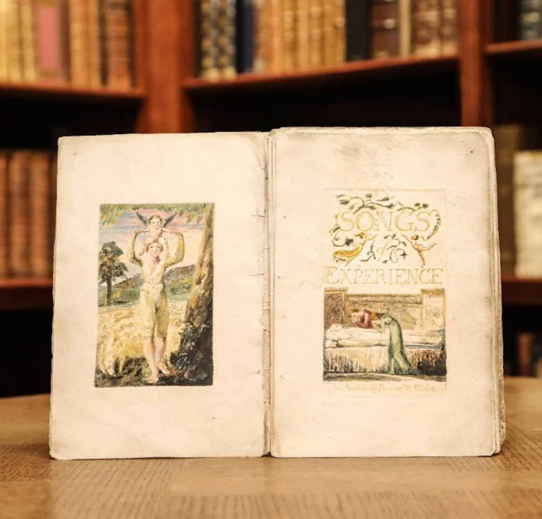 Songs of Experience contains the first printing of Blake’s The Tyger