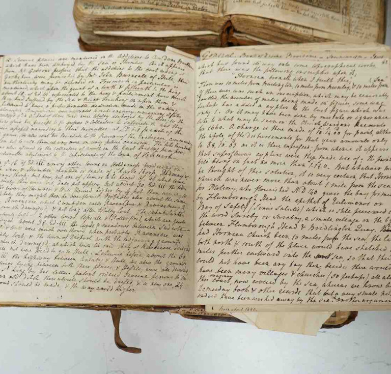 A highly unusual collection of three English Bibles, having belonged to the Whytehead family