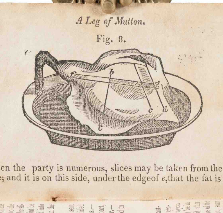 American Cookery, or, The Art of Dressing Viands, Fish, Poultry, and Vegetables and the Best Mode of Making Puff Pastes, Pies, Tarts, Puddings, Custards, and Preserves...Together with the rules of Carving at Dinner parties. Exemplified With Cuts by Amelia Simmons (Woodstock, A. Colton, 1831)