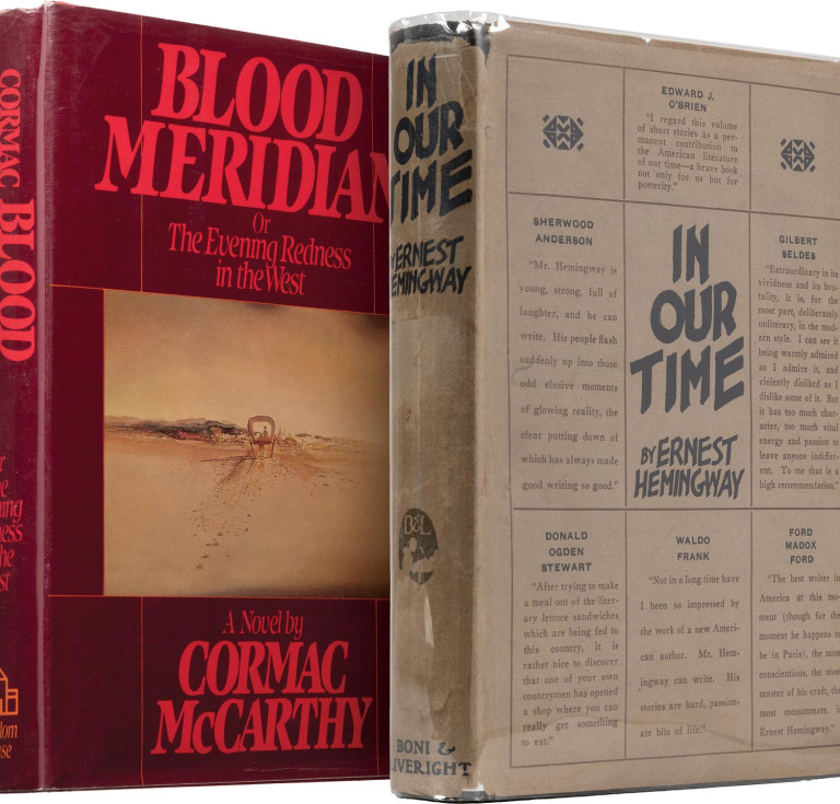 First edition of Blood Meridian