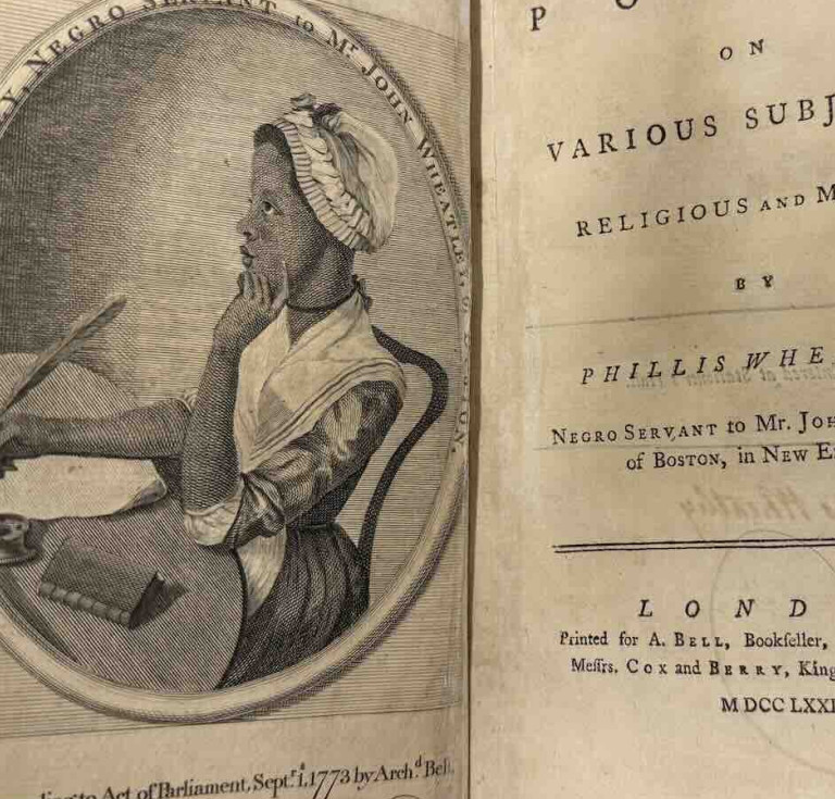 Phillis Wheatley, Poems on Various Subjects: Religious and Moral (London: Printed for A. Bell, Bookseller, Aldgate; and Sold by Messrs. Cox and Berry, King-Street, Boston, 1773)