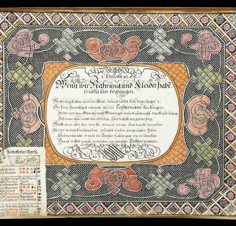 Hieronymus Tochtermann's Schriften Buch (Augsbourg, 1744-1747), from Librarie Paul Jammes 